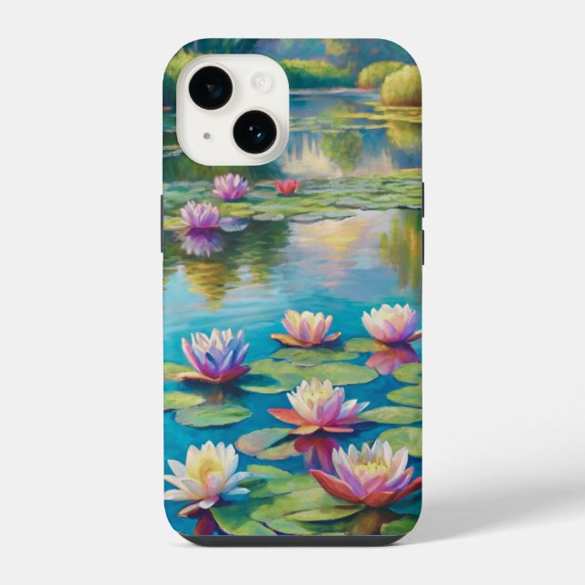 Lilies in the River iPhone Case (Back)