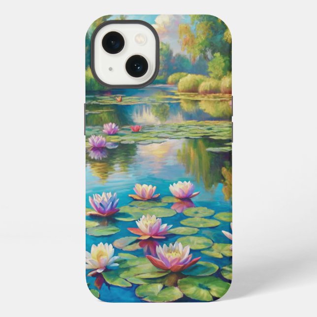Lilies in the River iPhone Case (Back)