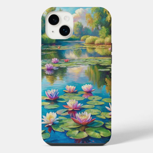 Lilies in the River iPhone Case (Back)