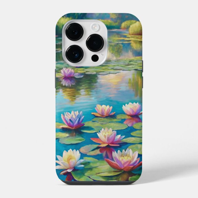Lilies in the River iPhone Case (Back)