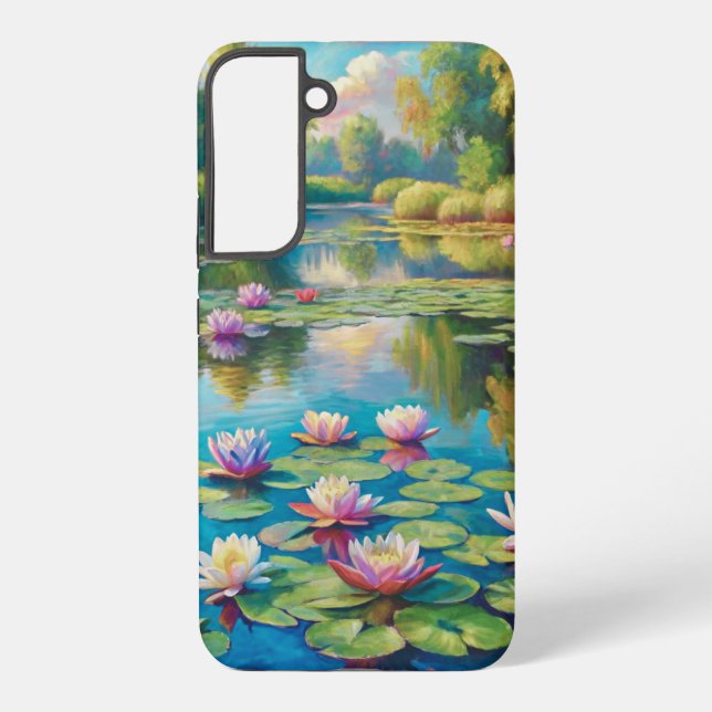 Lilies in the River Samsung Galaxy S22+ Case (Back)