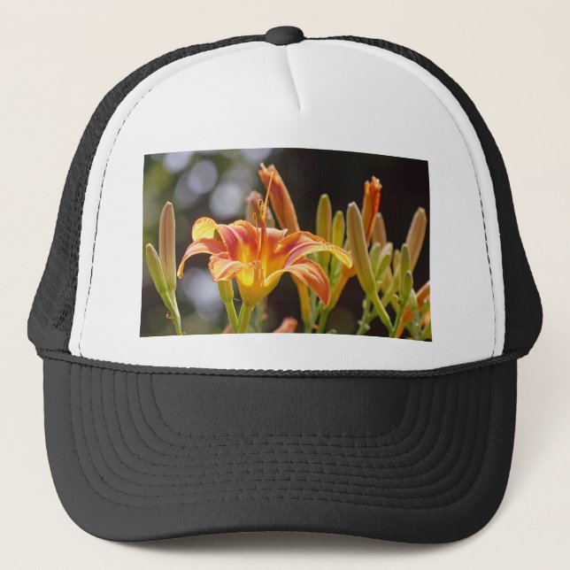 Lilies in the Sunshine Trucker Hat (Front)