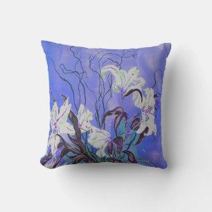 Lilies Of Destiny Throw Pillow