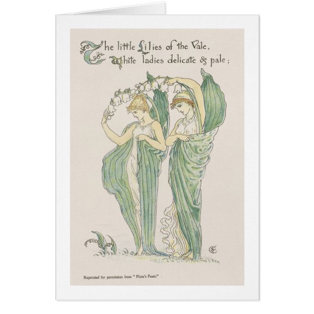 Lilies of the Vale, from Flora's Feast, 1901 (colo (Front)
