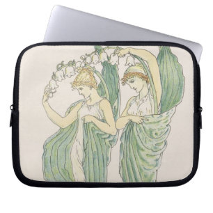Lilies of the Vale, from Flora's Feast, 1901 (colo Laptop Sleeve
