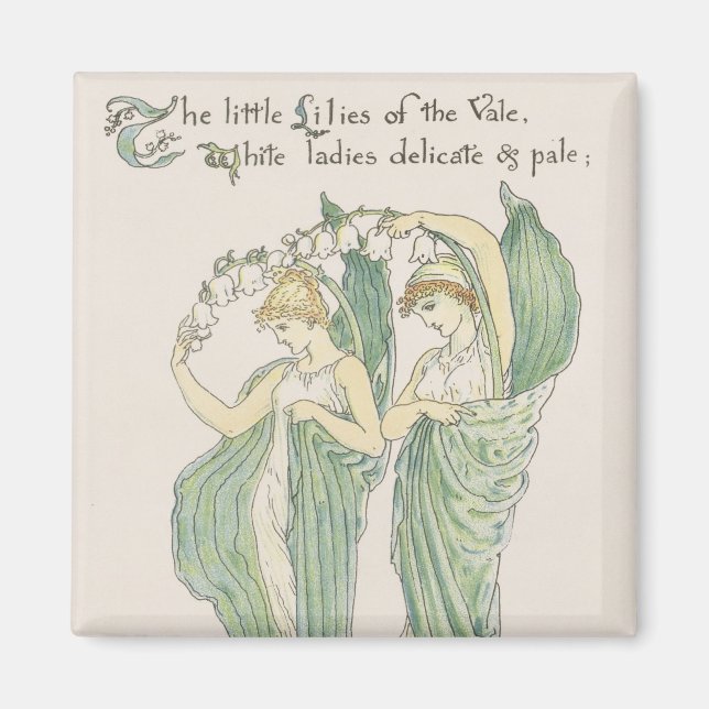 Lilies of the Vale, from Flora's Feast, 1901 (colo Magnet (Front)