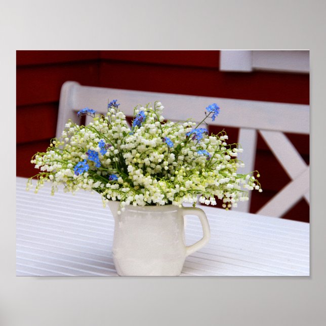 lilies of the valley (Convallaria majalis) Poster (Front)