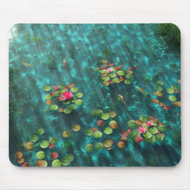 Lilies on the Water Mousepad (Front)