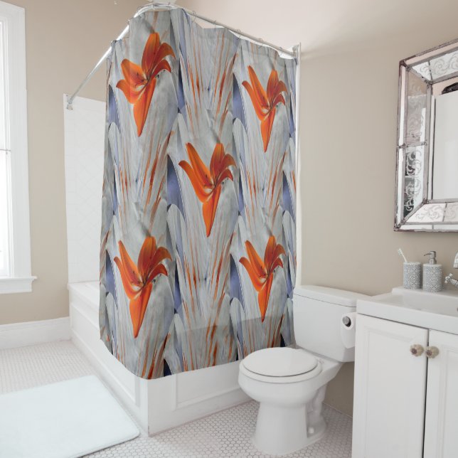 Lilies...... Shower Curtain (In Situ)