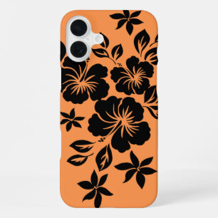 Lilikoi Hibiscus Hawaiian Floral Papaya iPhone 16 Plus Case