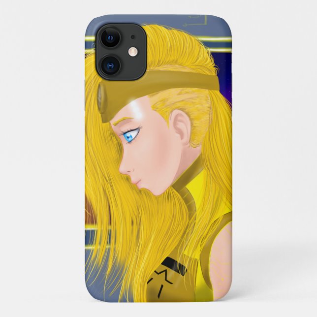 Lilin OC - Cyborg angel - Starset inspired art Case-Mate iPhone Case (Back)