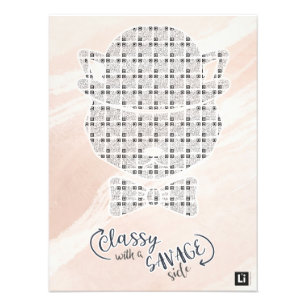 Lil'Inspirations #34 - Classy with a savage side Photo Print