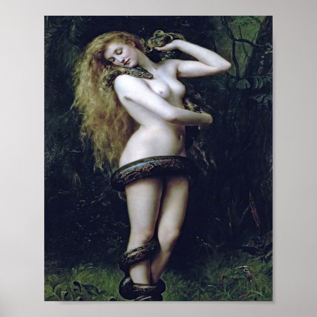 Lilith By John Collier 1887 Poster (Front)