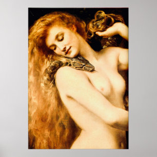 Lilith by John Collier Poster