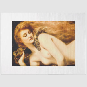 Lilith by John Collier Tissue Paper