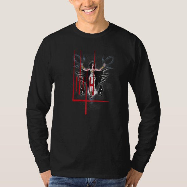 Lilith Goddess Comic Book Art T-Shirt (Front)