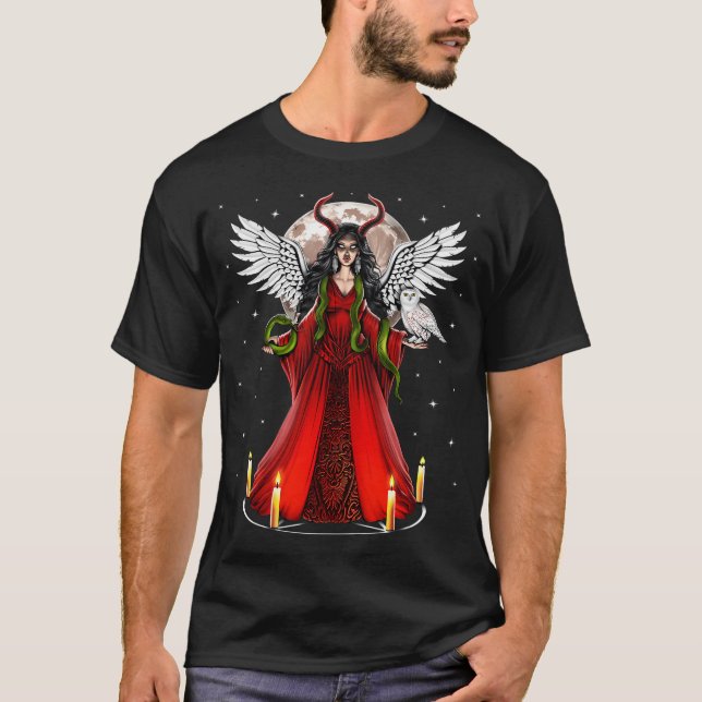 Lilith Pagan Goddess T-Shirt (Front)