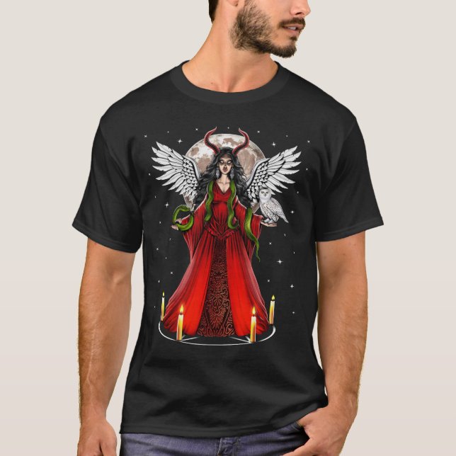 Lilith Pagan Goddess T-Shirt (Front)