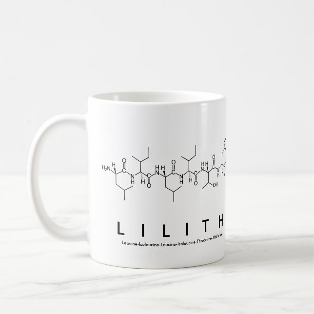 Lilith peptide name mug (Left)