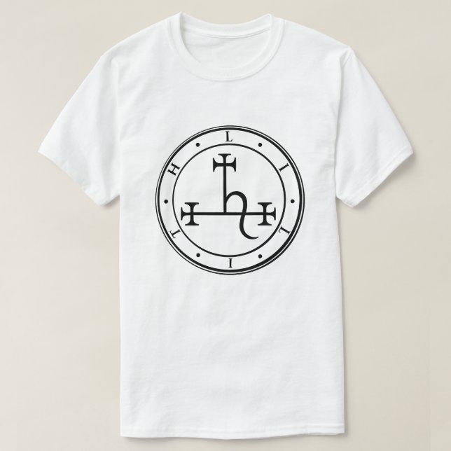 Lilith sigil. Dark moon Goddess seal T-Shirt (Design Front)