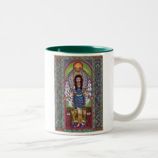 Lilith (The Dark Maidern) 001 rb, Lilith Two-Tone Coffee Mug (Right)