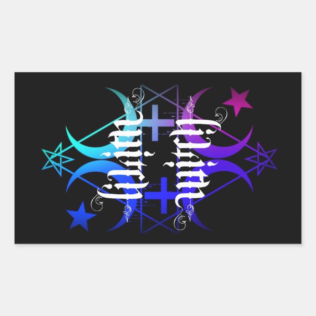 lilith witch color sticker (Front)