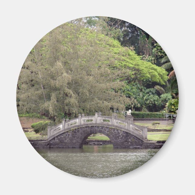 Lili'uokalani Park Bridge Magnet (Front)