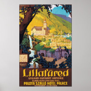 Lillafured Hungarian Travel Poster