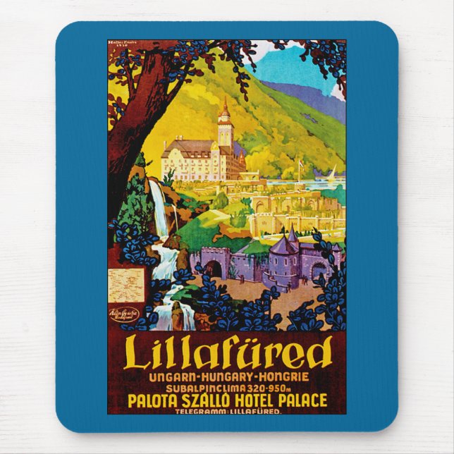 Lillafured Hungary Mouse Pad (Front)