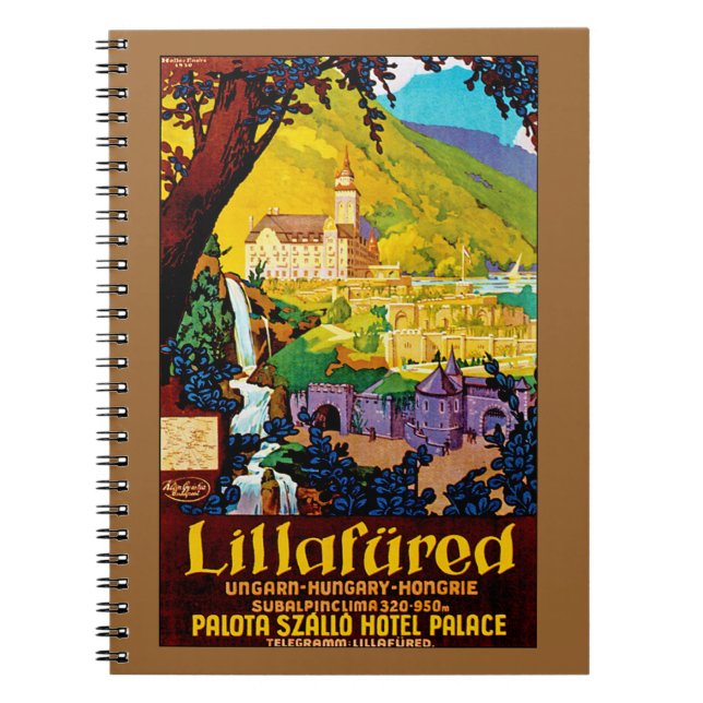 Lillafured Hungary Notebook (Front)