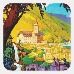 Lillafured Hungary Square Sticker