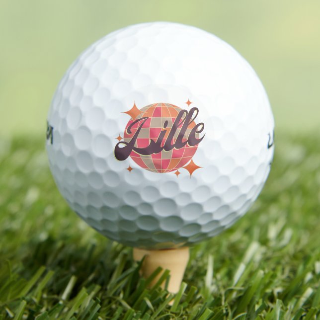 Lille City France Retro golfing resort  Golf Balls (Creator Uploaded)