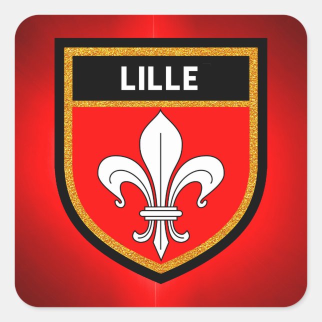 Lille Flag Square Sticker (Front)