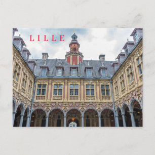 Lille Old Stock Exchange view postcard