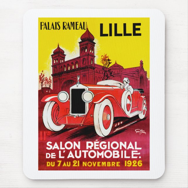 Lille ~ Salon Regionale de L'Automobile Mouse Pad (Front)