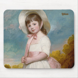 LILLIAN ~ MISS JULIANA WILLOUGHBY ~ George Romney Mouse Pad
