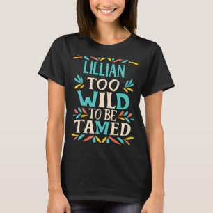 LILLIAN Name Cute Retro Girls Wildflower LILLIAN N T-Shirt