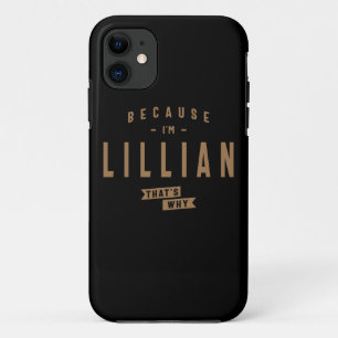 Lillian Name Personalised Birthday Name Lillian iPhone 11 Case