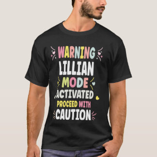LILLIAN Personalised Women's Gift Custom LILLIAN T-Shirt