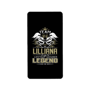 Lilliana Lilliana Dragon Lifetime Member Legend Label