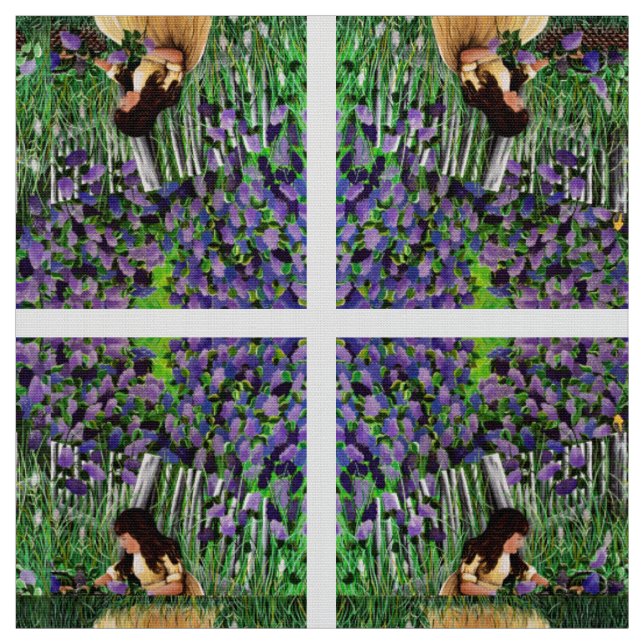 Lillian's Lilacs Fabric (Swatch)