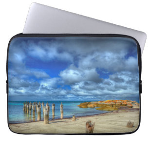 Lillies Beach Wybalena, Flinders Island Laptop Sleeve