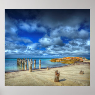 Lillies Beach   Wybalena, Flinders Island Poster