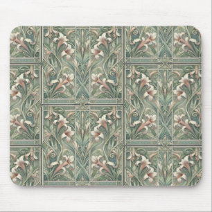 Lillies dream Art Nouveau Mouse Pad
