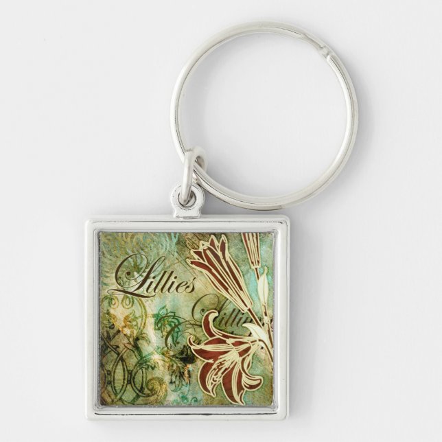 Lillies Key Ring (Front)
