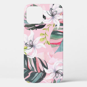 Lillies Watercolor: Pastel Fabric Dreams iPhone 12 Case