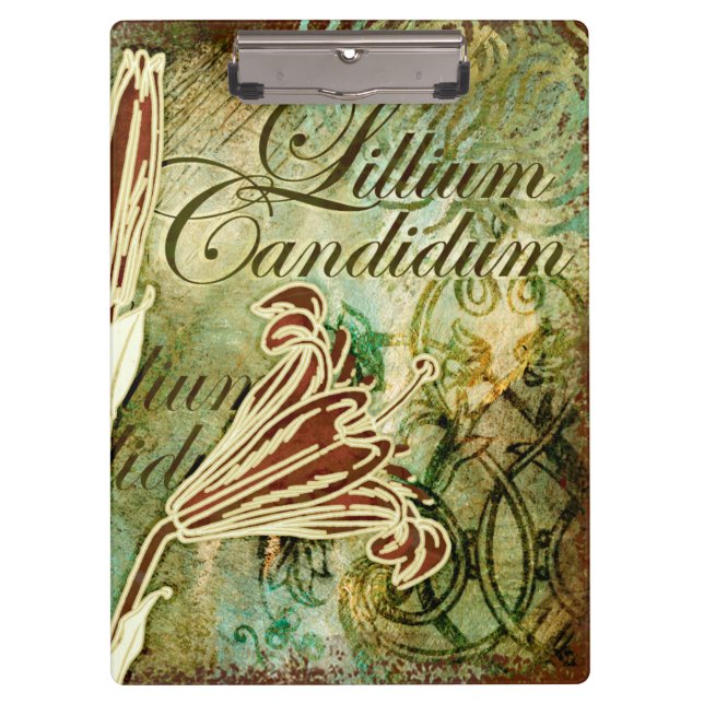Lillium Candidum Clipboard (Front)