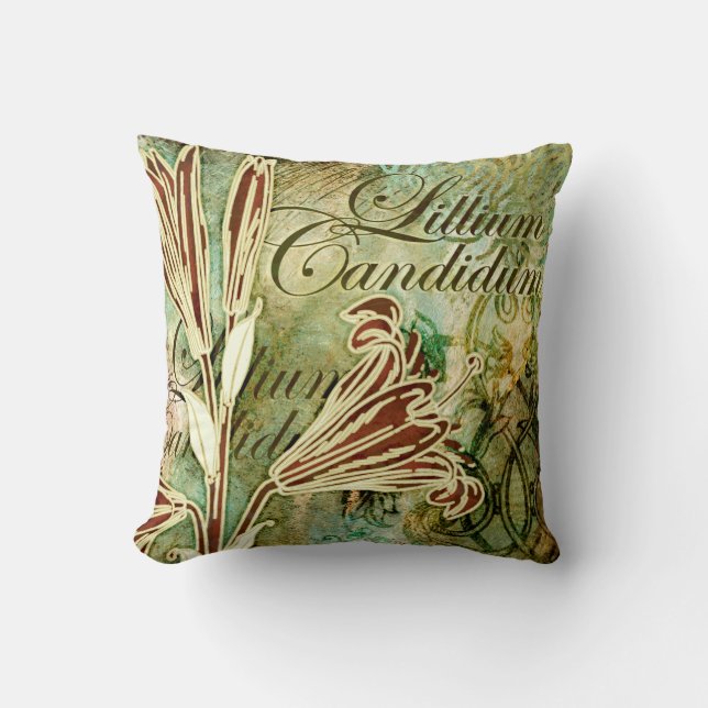 Lillium Candidum Cushion (Front)