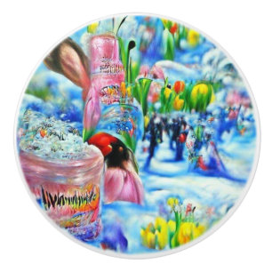 Lilly Ceramic Knob