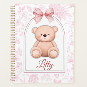 Lilly Custom Pink Teddy Bear Nursery Design Planner
